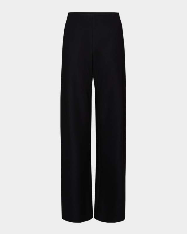 High-Rise Wool Trousers